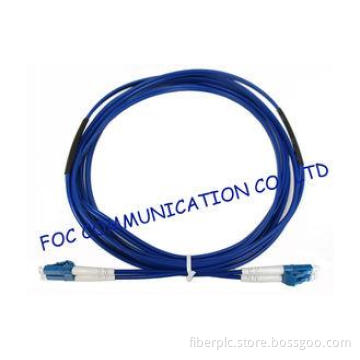 OM1 OM2 Duplex PVC LSZH Fiber Optic Patch Cord LC RoHS Comp